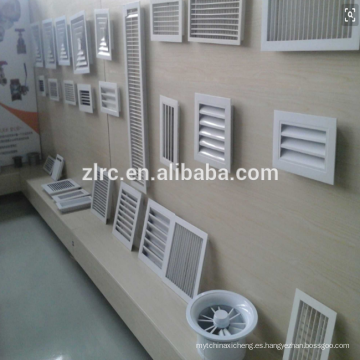 Difusor de aire cuadrado de aluminio / con rejillas de aire / con registro de aire